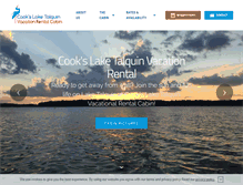 Tablet Screenshot of laketalquinfishing.com